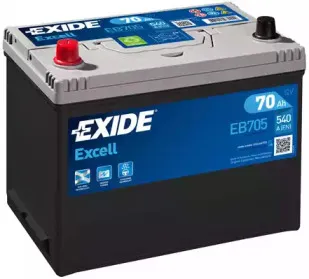 EB705 EXIDE Стартерная аккумуляторная батарея